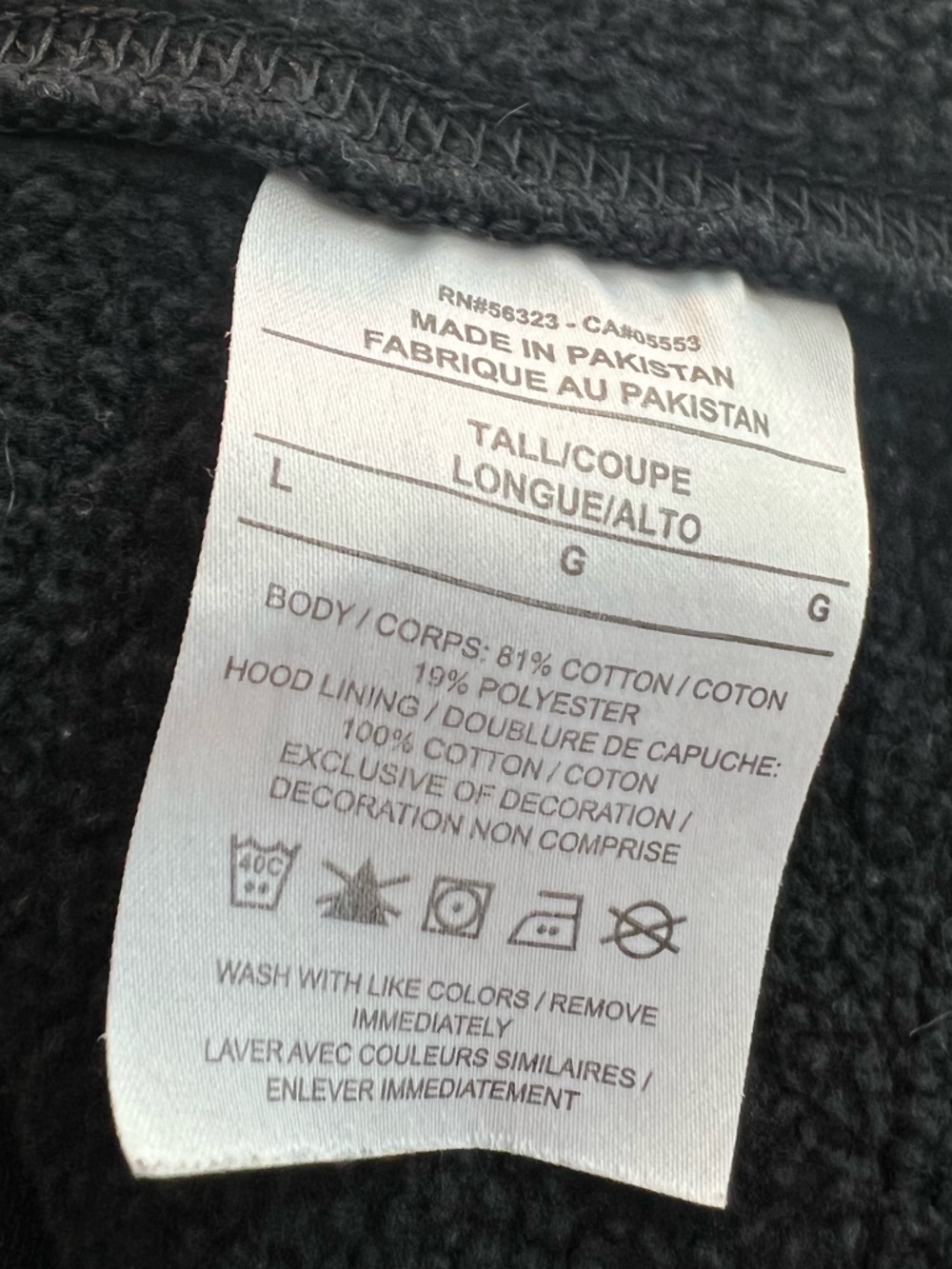 Nike club fleece Black Pullover Hoodie with White Swoosh - Picture 5 of 8